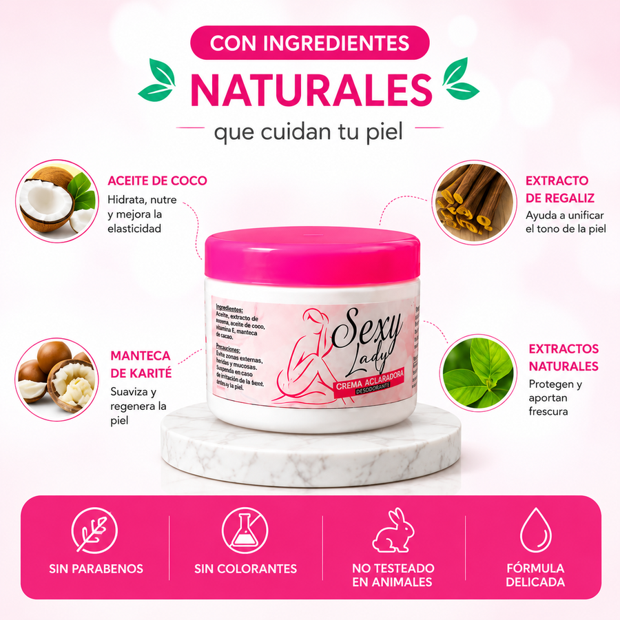 CREMA ACLARADORA PARA AXILAS, CODOS Y MAS — imagen 4