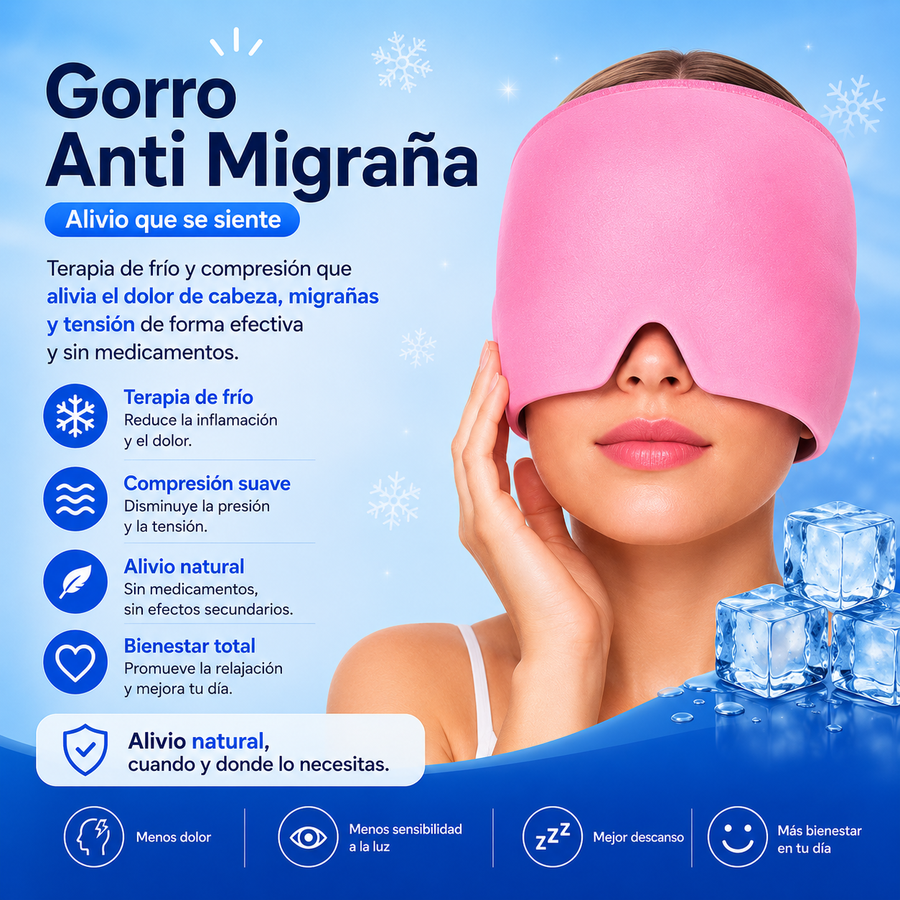 GORROS ANTI MIGRAÑA GEL